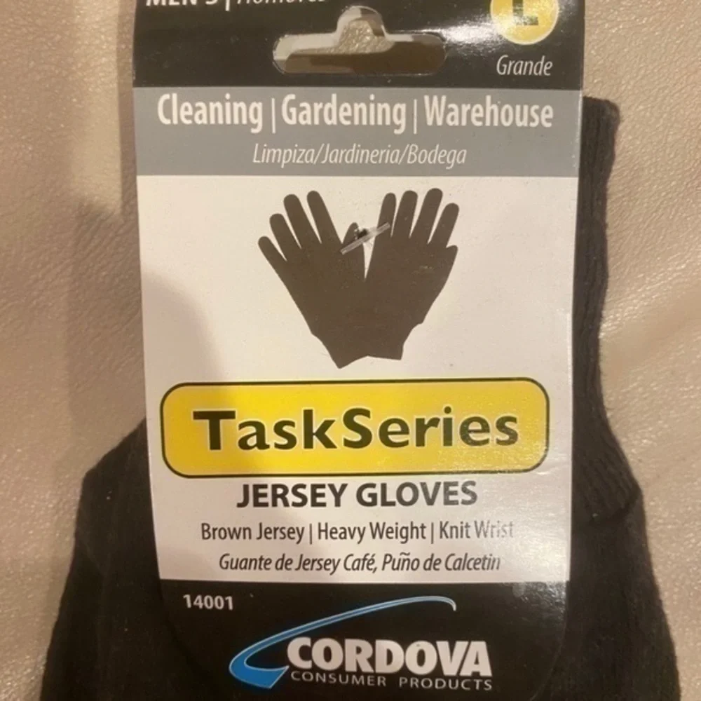 Task series men’s jersey gloves, L - Picture 2 of 2